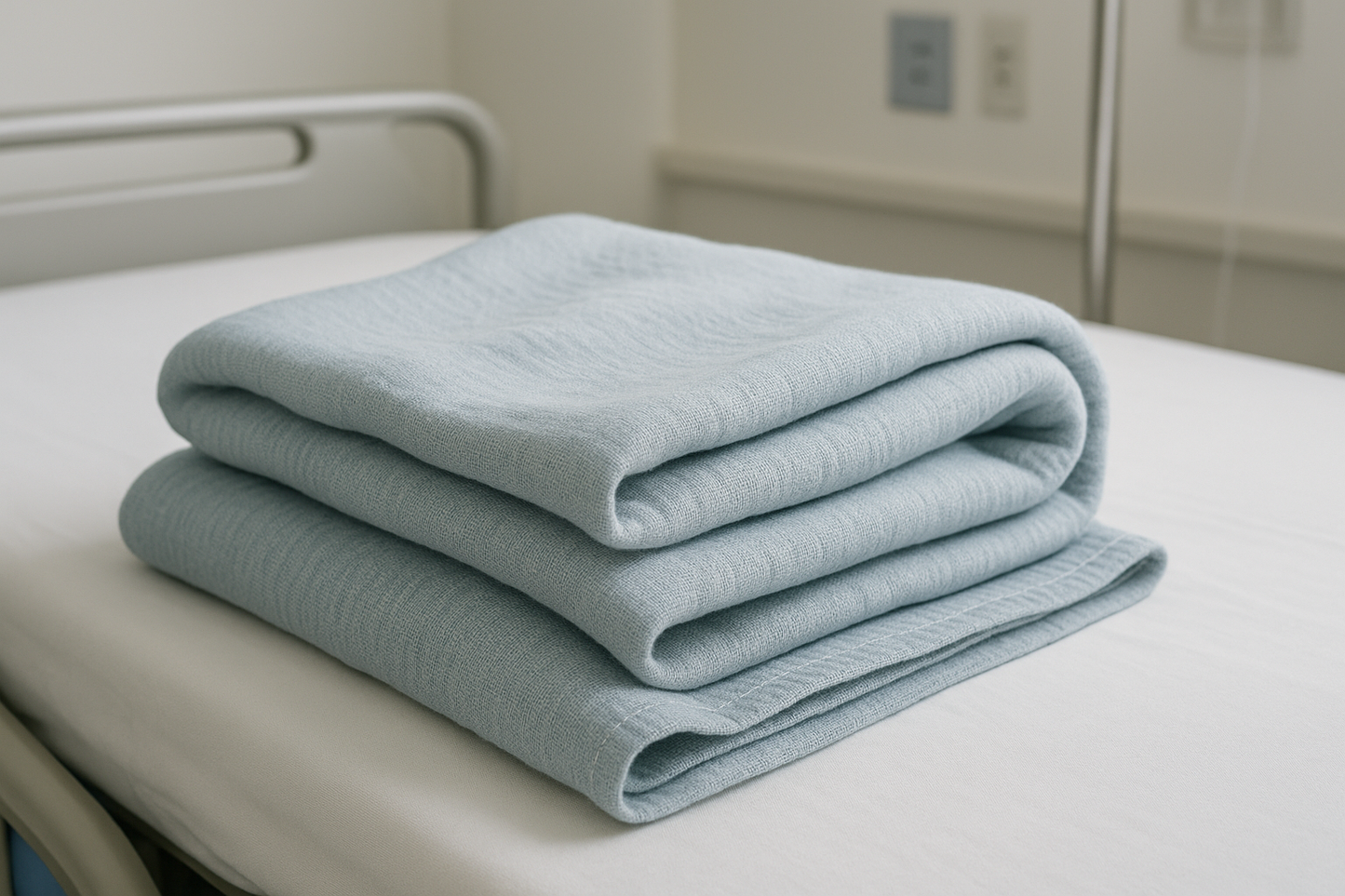 Lightweight, breathable blanket ideal for hospital environments.
Soft & warm
Lightweight for year-round use
Machine washable
Durable for repeated washing