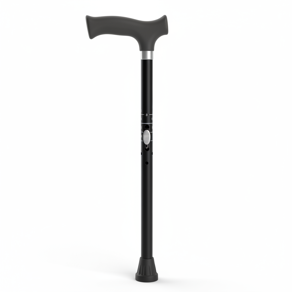 Adjustable Walking Stick - Professional Product Photo