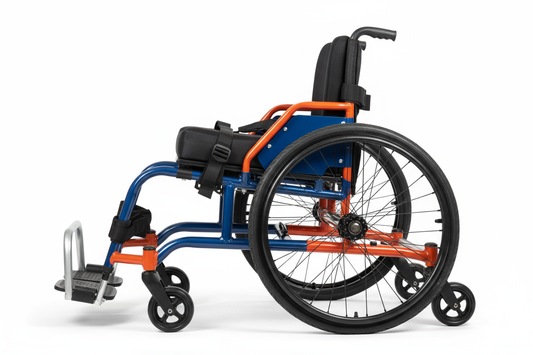 The IronRugger Trainer Rugby Wheelchair offers durability and stability for team drills and development programs. It provides an affordable yet rugged frame design for daily training, impact absorption, and skill building. Perfect for clubs and beginners entering adaptive rugby.