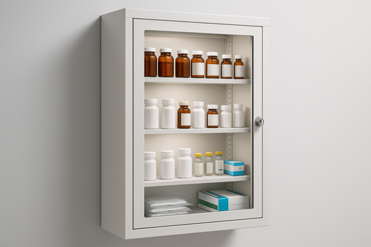The Wall-Mounted Medicine Storage Cabinet saves valuable floor space while keeping medicines organized and secure. It features a lockable door, corrosion-resistant body, and adjustable shelves for versatile storage. Perfect for clinics, pharmacies, and hospital wards.